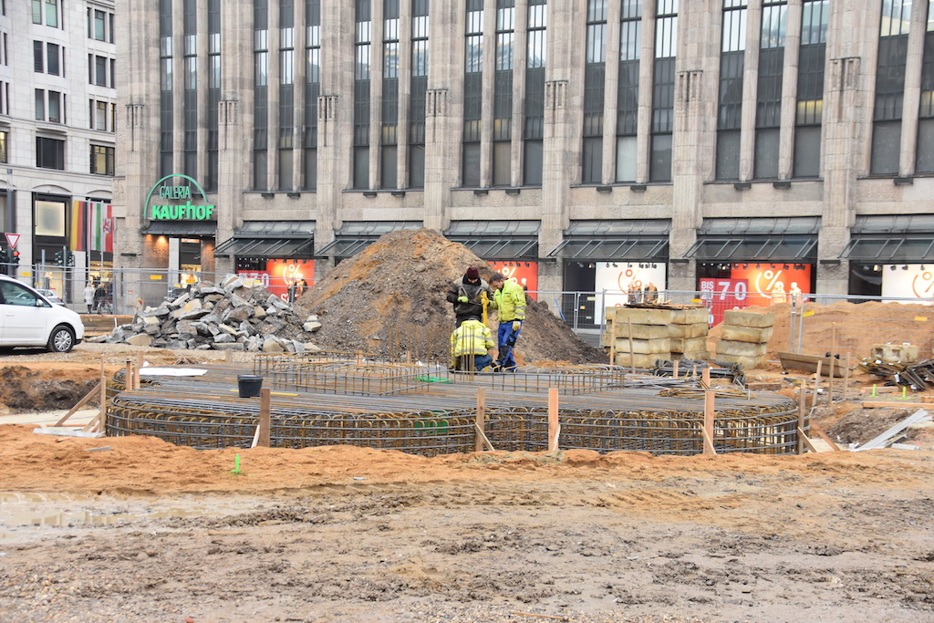 Arbeiten nehmen Fahrt auf !!