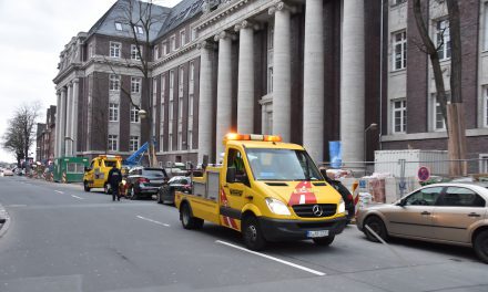 Abschleppwagen im Dauereinsatz