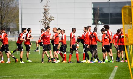 Letztes Training vor Abfahrt nach Bielefeld