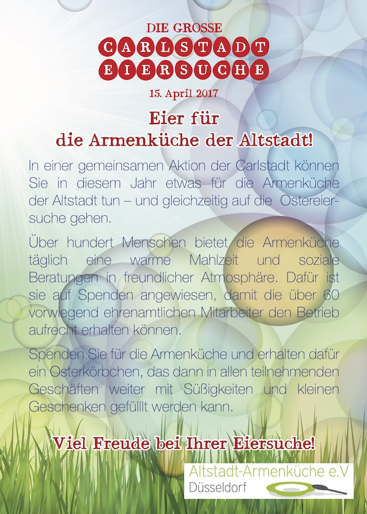 Flyer der Eiersuche