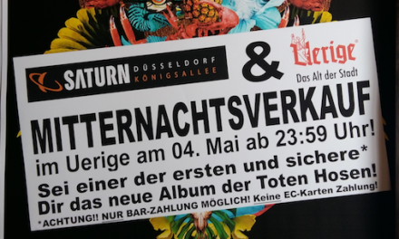 Mitternachtsverkauf CD Tote Hosen im Uerige