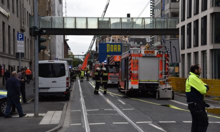 Feuer im alten Commerzbankgebäude