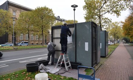 Spinner oder Spanner – wer demoliert Klohäuschen?