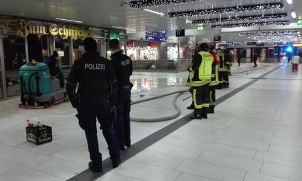 Feuer im Restaurant des Hauptbahnhofs — Sprinkleranlage verhindert größeren Brandschaden