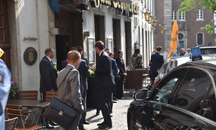 Präsident der Ukraine zu Besuch in der Altstadt