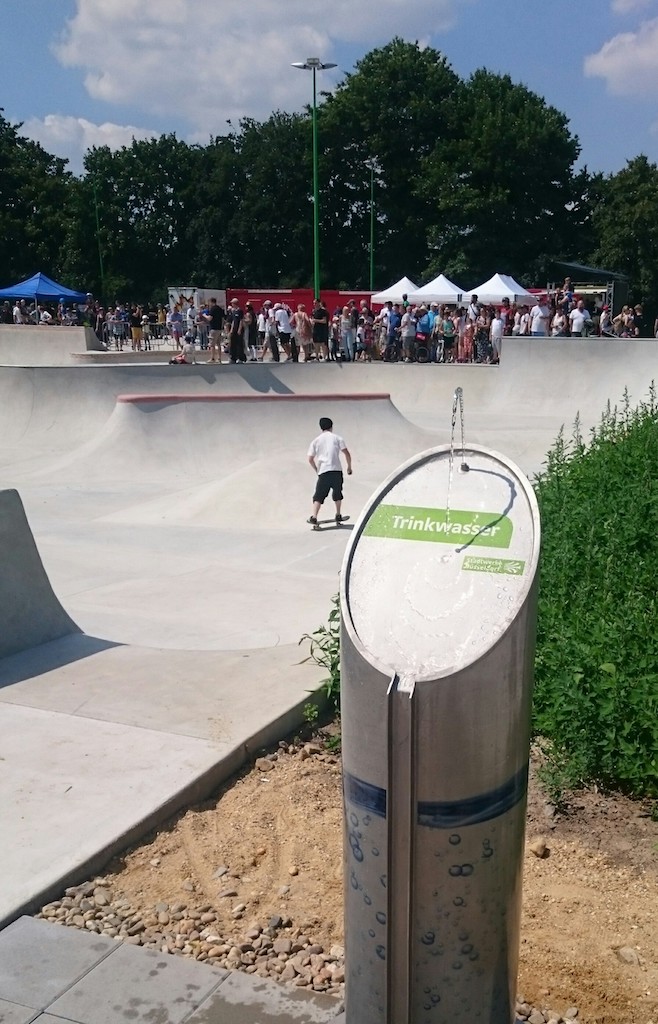 Trinkwasserspender Skate Park Foto: Stadtwerke