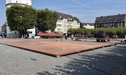 Blindenfußballturnier auf dem Burgplatz