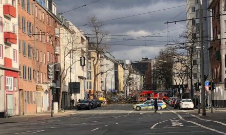 Sturmtief Eberhard über Düsseldorf