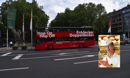 „Mein Düsseldorf“ mit Josef Hinkel im Doppeldecker-Bus