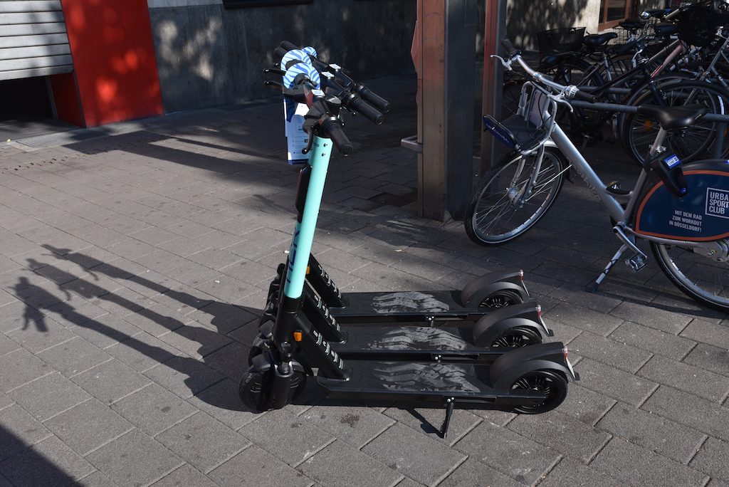 E-Scooter in Düsseldorf Foto: LOKALBÜRO