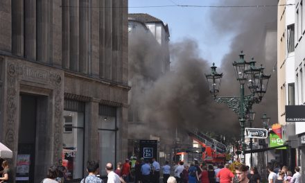 Brand in der Düsseldorfer Altstadt