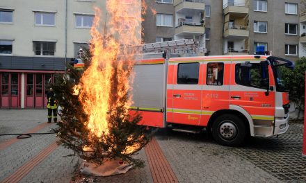 Erhöhte Feuergefahr in der Vorweihnachtszeit