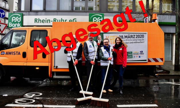 Veranstalter Pro Düsseldorf sagt den Dreck-weg-Tag 2020&nbsp;ab