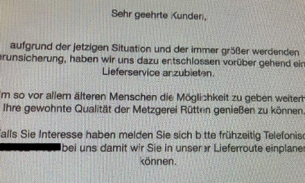 Wegen Corona: Lieferservice für Ältere