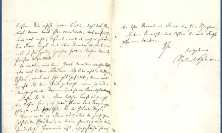 Heinrich-Heine-Institut kauft Brief von Robert Schumann