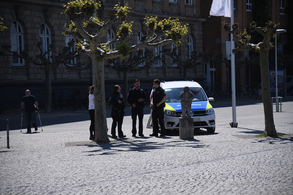 Eintreffen des Ordnungsamt Foto: LOKALBÜRO