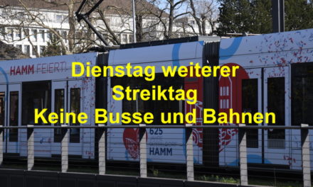 Jetzt sicher auch Dienstag keine Bahnen und Busse