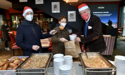 Mittagessen mit wohnungslosen Menschen — dieses Jahr leider nur to go