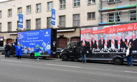 Ein wenig Karnevalsgefühl am Rosenmontag