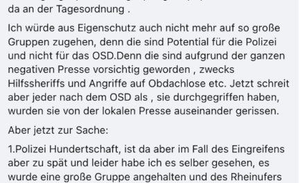 OSD — der Blick hin