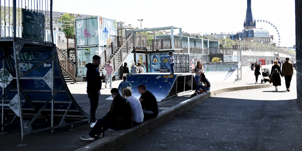 Skateranlage am Tonhallenufer kann wieder genutzt werden