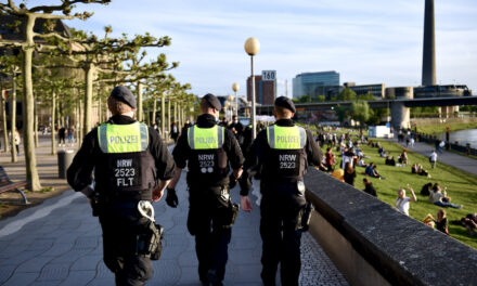 Polizeieinsatz an der Freitreppe