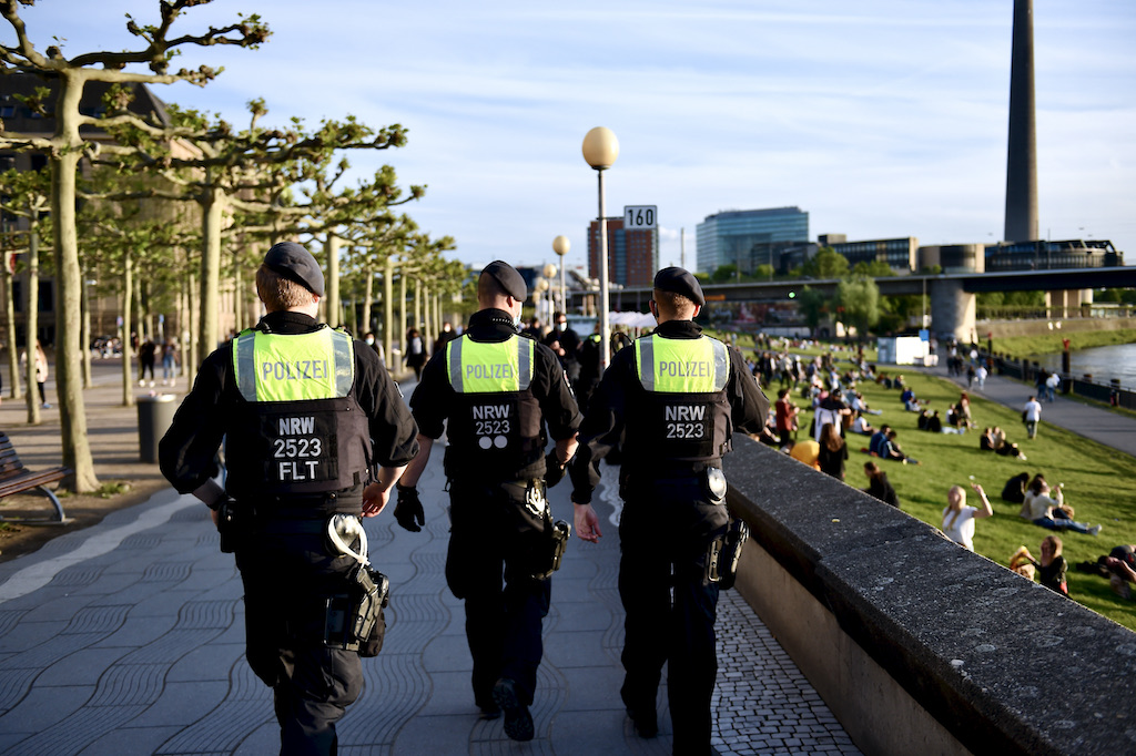 Durchsetzung des Verweilverbot Foto: LOKALBÜRO