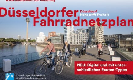 Digitaler Fahrradnetzplan Düsseldorf ist online