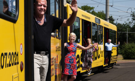 U‑Bahn wirbt für Kunstausstellung