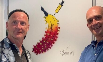 Corona-Kunst Banane für Dr. Peter Sommer