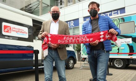 Impfen vor dem Heimspiel von Fortuna Düsseldorf