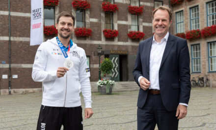 OB empfängt Olympia-Silbermedaillen-Gewinner Timo Boll