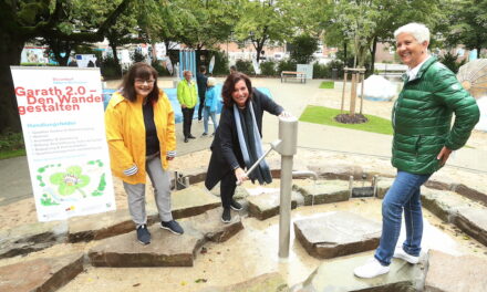 Luft – Land – Meer: Neuer Wasserspielplatz für Garath
