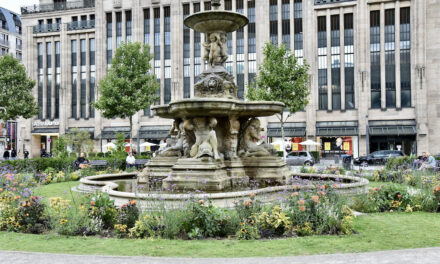 Tritonenbrunnen, Schalenbrunnen und Gröne Jong sprudeln nicht