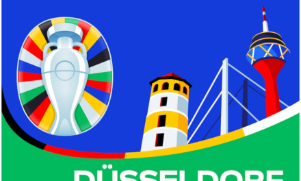 Das ist das Logo zur UEFA EURO 2024 in Düsseldorf