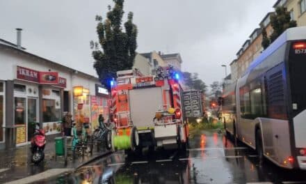 Sturmtief Hendrik  sorgte für 98 wetterbedingte Einsätze