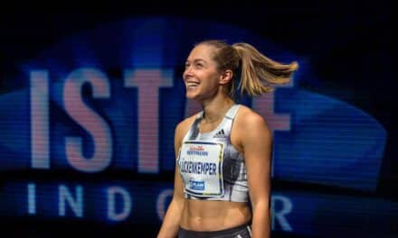 Gina Lückenkemper startet über die 60 Meter beim ISTAF INDOOR Düsseldorf