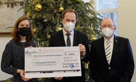 Verein “Düsseldorf am Ruder” unterstützt die Krebsgesellschaft NRW