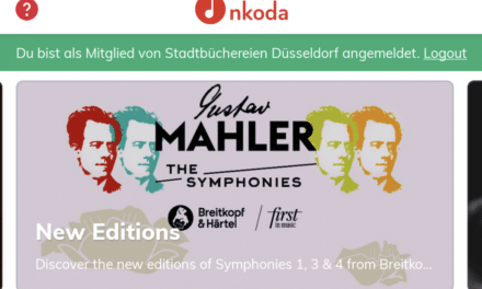 Musizieren mit digitalen Noten der Stadtbüchereien Düsseldorf