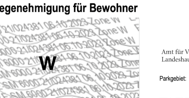 Zeitplanung zur Einrichtung von sechs Bewohnerparkgebieten steht fest