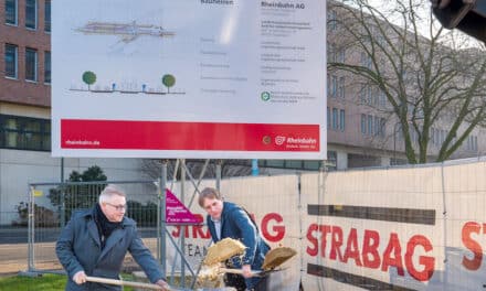 Spatenstich für den barrierefreien Ausbau der Haltestelle „Schlüterstraße/Arbeitsagentur“