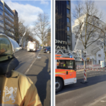 Baugerüst löst sich von Fassade und droht einzustürzen — Einsatz der Feuerwehr Düsseldorf nach viereinhalb Stunden beendet