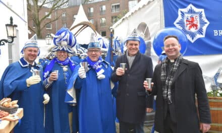 Feldlager der Prinzengarde Blau-Weiss ist auch an den „tollen Tagen“ geöffnet