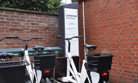 Erster Lastenrad-Automat geht in Betrieb — nur für Mieter der SWD