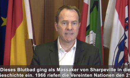 “Internationaler Tag gegen Rassismus”: Videobotschaft des Oberbürgermeisters