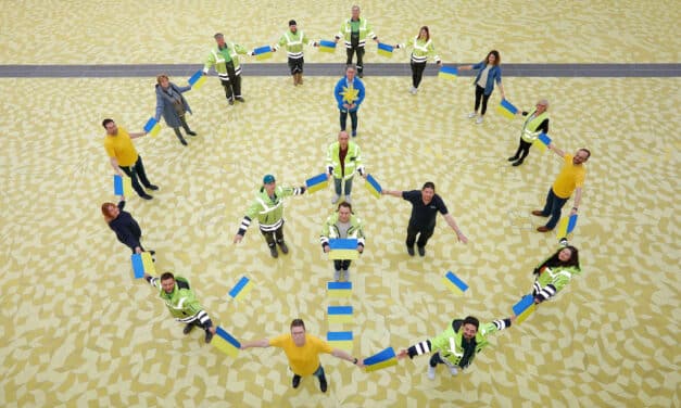 Stadtwerkerinnen und Stadtwerker zeigen Herz für die Menschen in der Ukraine