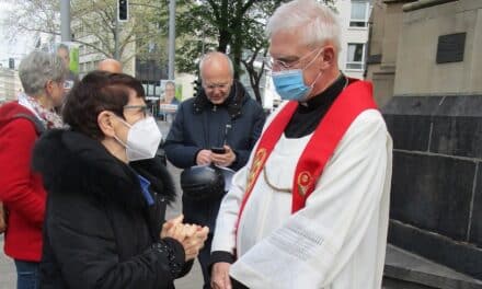 Frau Professor Dr. Rita Süssmuth bei den Franziskaner