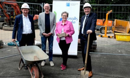 Grundsteinlegung an der Mosaikschule