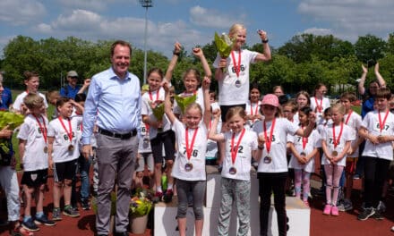 Glückliche Gewinner beim Petit Départ in Holthausen