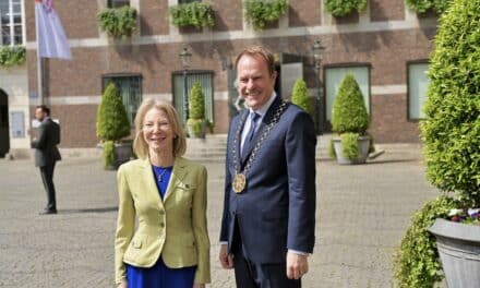 US-Botschafterin Amy Gutmann zu Gast im Rathaus